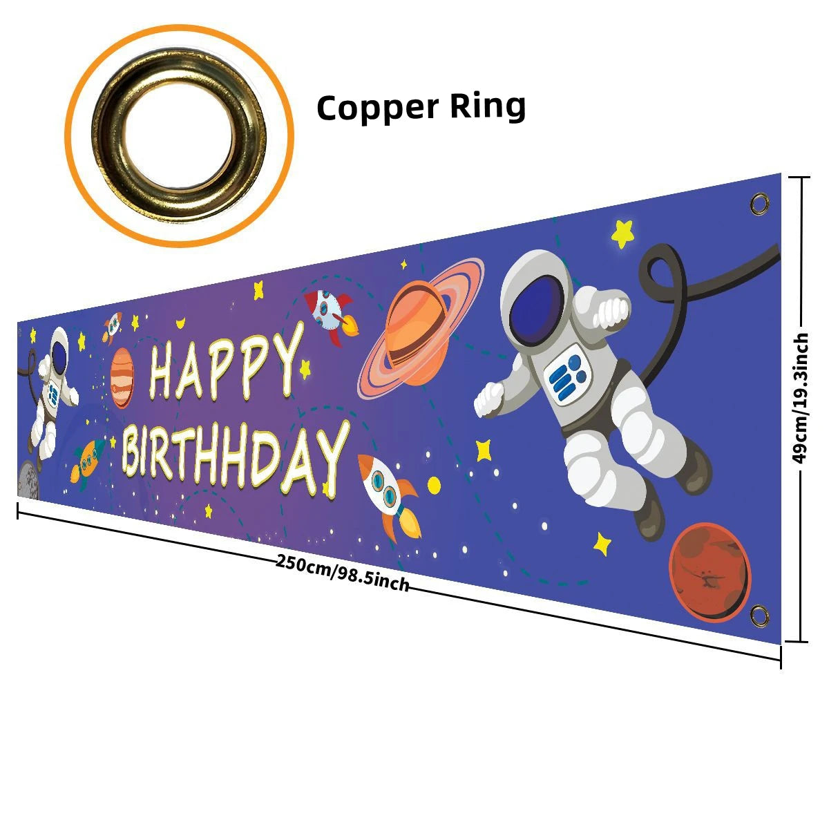 250cm Halloween Banner mit Kürbis und blutigen Handabdrücken für Indoor Outdoor