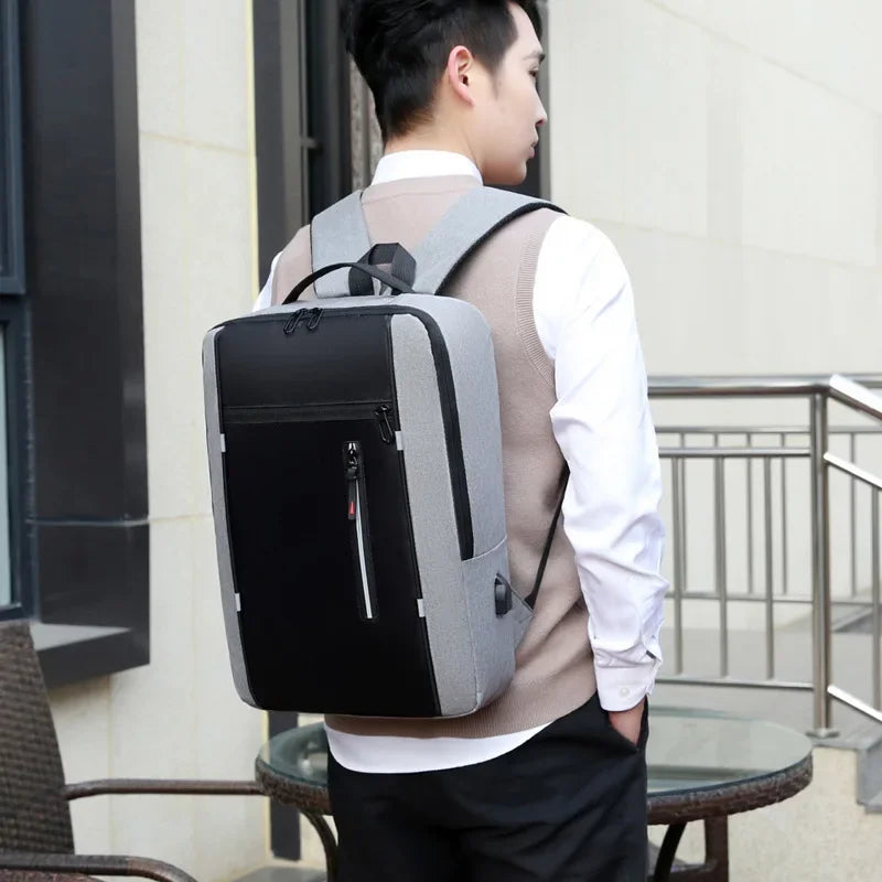 Wasserdichter Business Laptop Rucksack Herren USB Große Kapazität