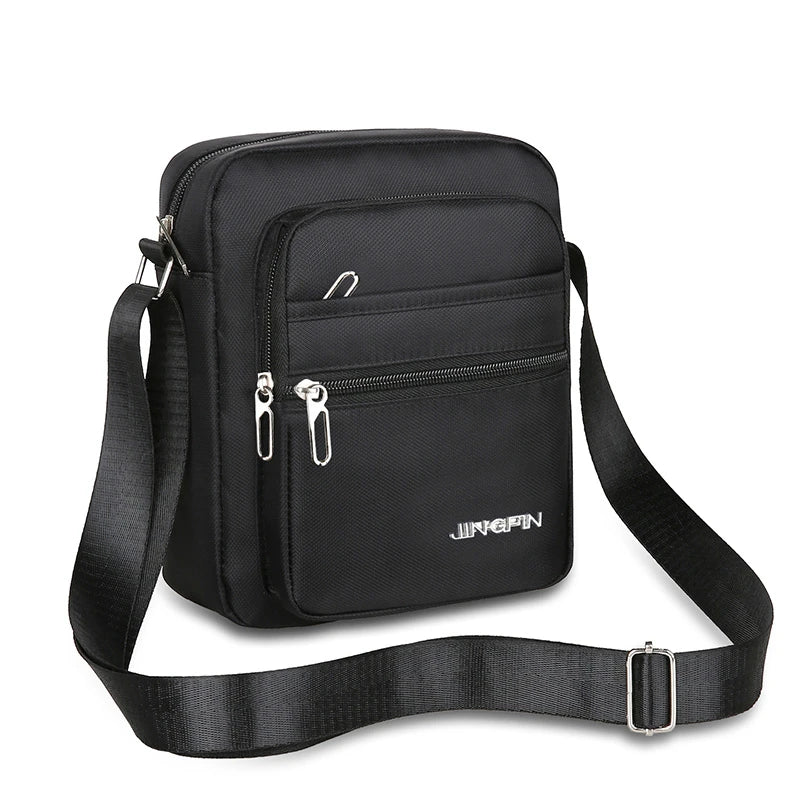 Wasserdichte Umhängetasche mit vierlagigem Reißverschluss – Unisex Businessbag
