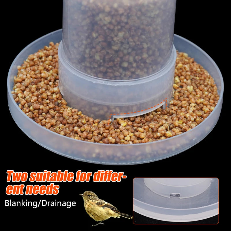 Automatischer Kunststoff Trinkbrunnen für Vögel und Kleintiere 350ml