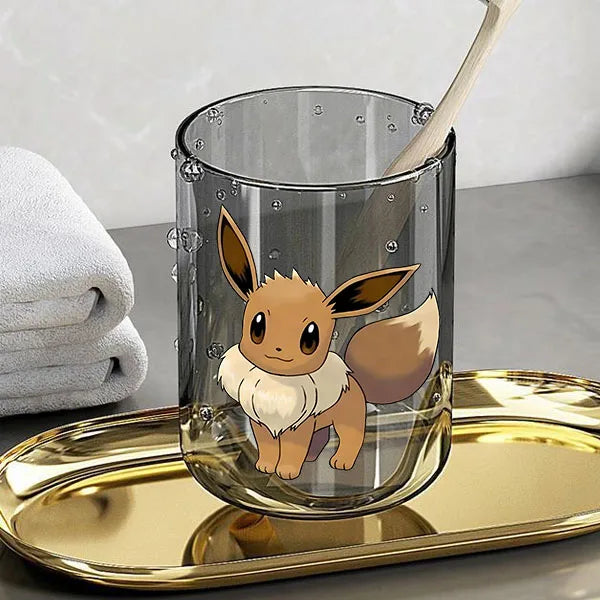 Niedlicher 290 ml Zahnputzbecher mit Anime-Katzen-Design für Kinder