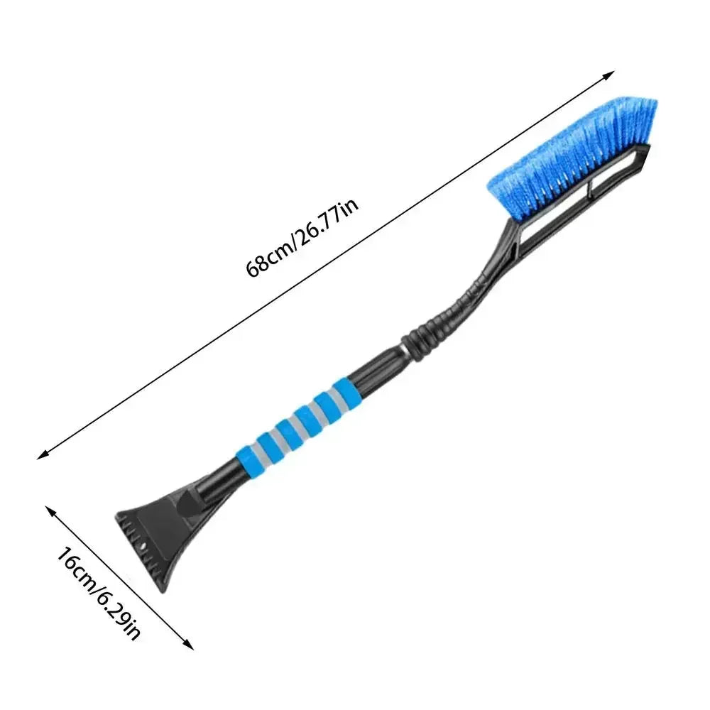 3-in-1 Auto-Schneeschaufel mit Teleskop-Eiskratzer und Bürste