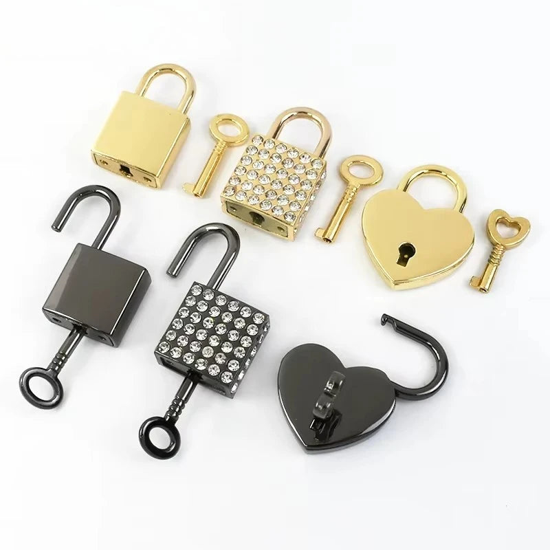Robuster Metall-Drehverschluss für Handtaschen - Geldbörsen – 1-5 Sets