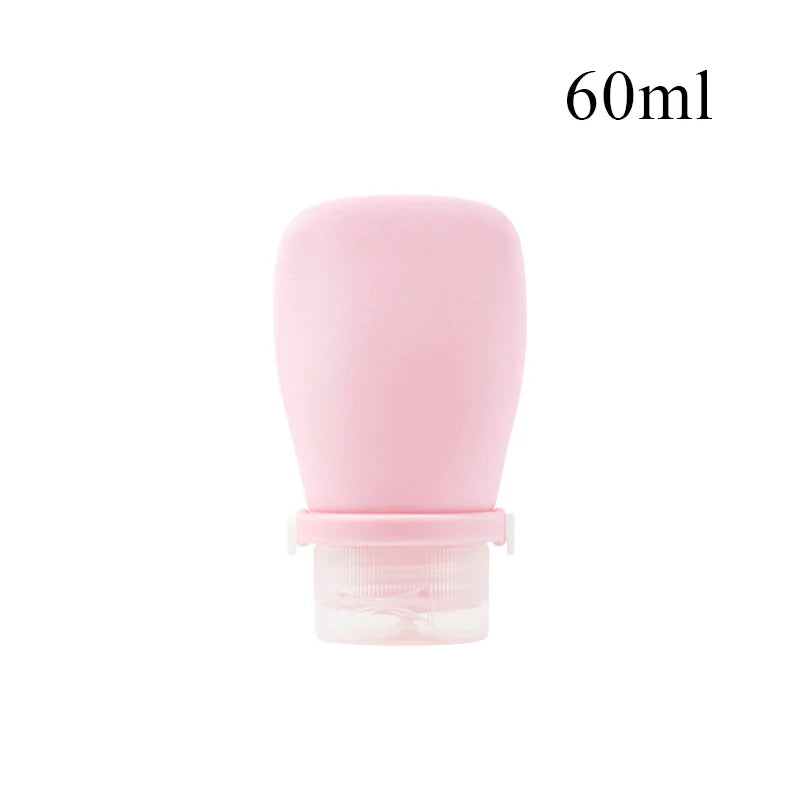 Auslaufsichere Silikon-Reiseflasche 30-90ml – flexibel, nachfüllbar - kompakt