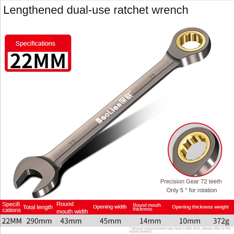 Universal Torx Ratschen-Schlüssel 8-22mm – Robust, Präzise - Vielseitig
