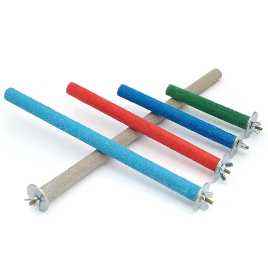 Vogel Kauspielzeug Sitzstange Holz für Papagei Käfig 10-30cm Varianten
