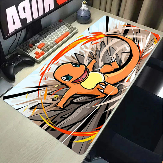 Großes Gaming Mauspad 900x400mm XXL Anti-Rutsch Anime Motiv Schreibtisch