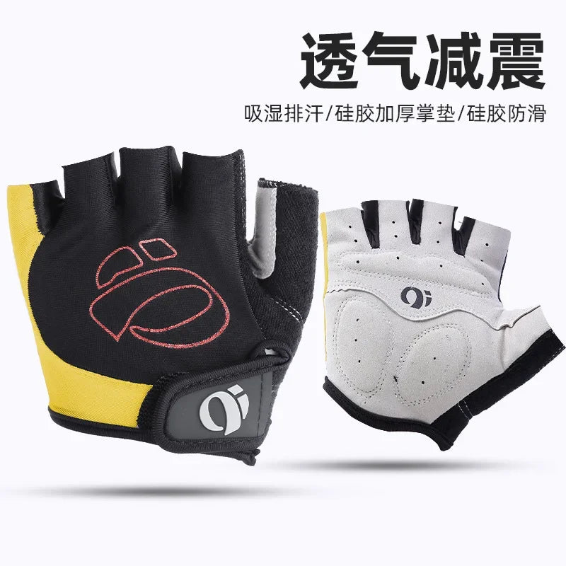 Gel Halbfinger Fahrradhandschuhe rutschfest schweißableitend MTB Rad