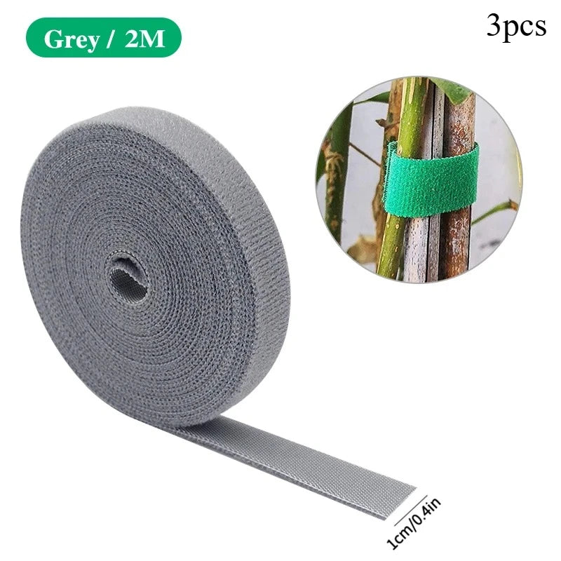 Nylon Pflanzenbänder 3 Rollen 2m flexibel für Gartensupport