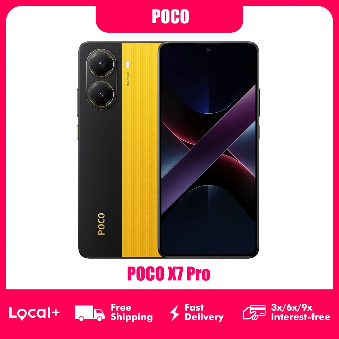 POCO X7 Pro Smartphone 256GB/512GB Dimensity 8400 6,67" 120Hz 5G