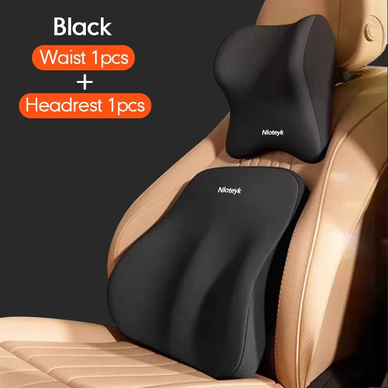 Ergonomisches Auto Lendenstützkissen mit Memory Foam – Komfort - Rückenschutz