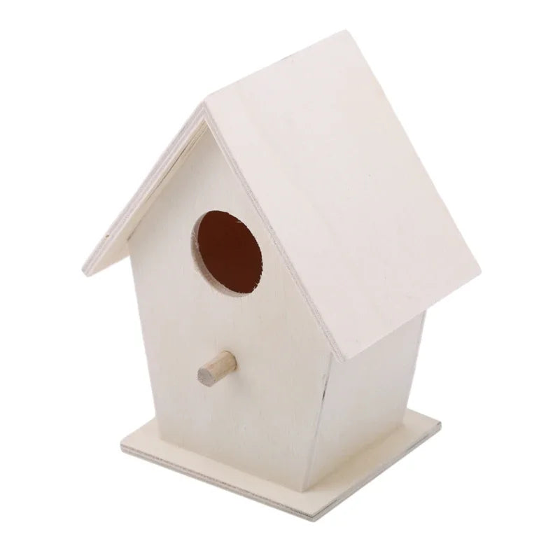 Mini Holz Vogelkäfig für Outdoor Deko im Garten