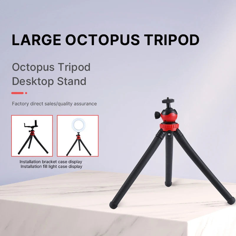 Flexibles Mini Smartphone Stativ mit Clip für Vlogging Videoaufnahme Selfie