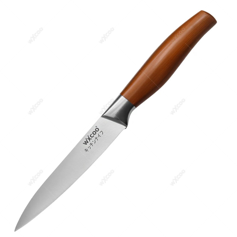 Schälmesser aus Edelstahl mit Holzgriff vielseitig einsetzbar für präzises Schneiden