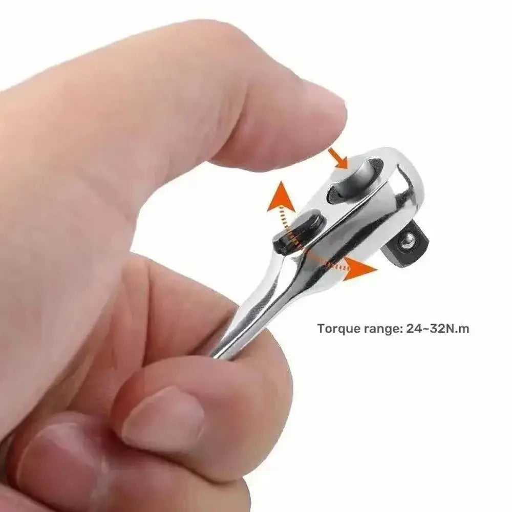 Präziser Mini 1/4 Ratschenschlüssel mit 60 Zähnen – kompakt - ergonomisch