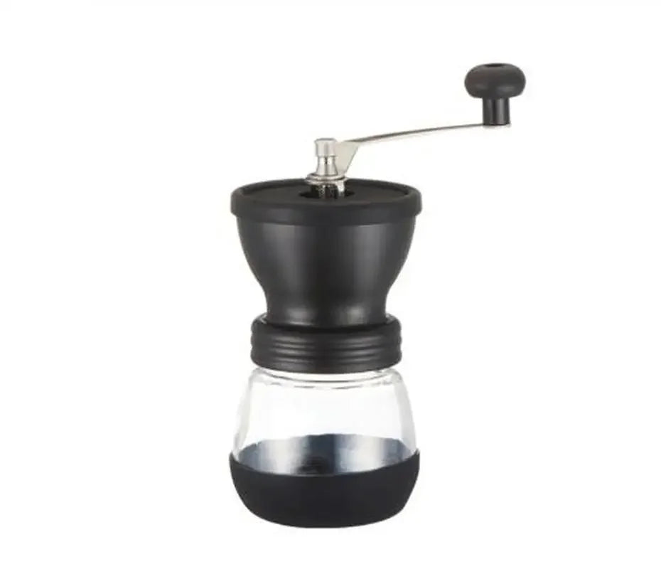 Tragbare manuelle Kaffeemühle mit verstellbarer Keramikmahlfunktion