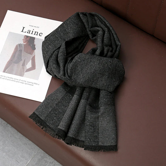 Vielseitiger Herren Schal aus Polyester mit Karo-Print für Reisen