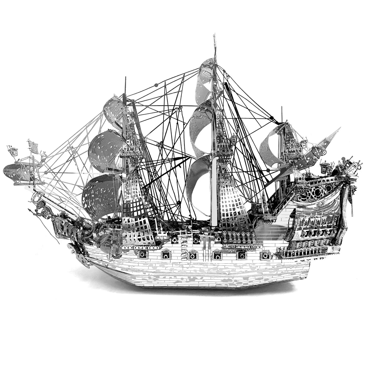 Queen Anne 3D Metall Puzzle Modell-Kits DIY Laser Cut Spielzeug