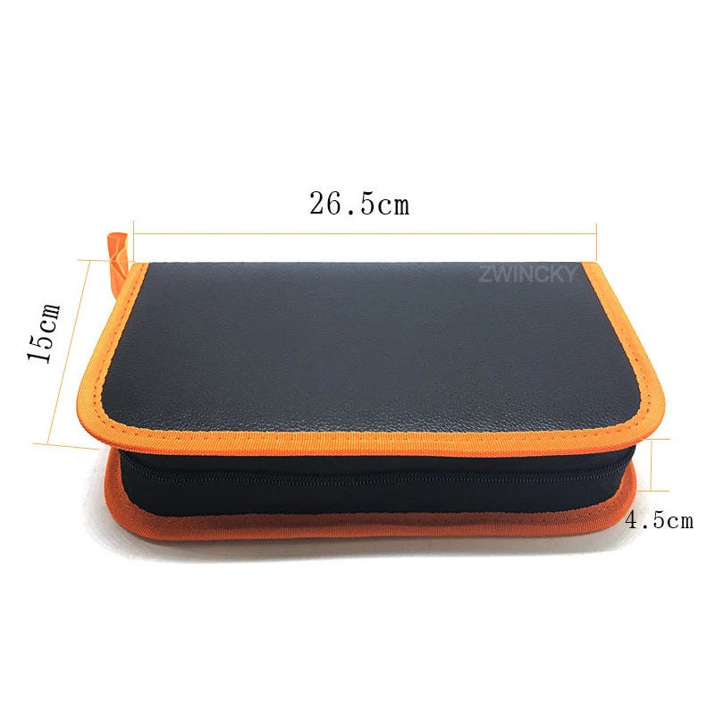 Tragbare Werkzeugtasche aus PU Leder mit Reißverschluss für Elektriker