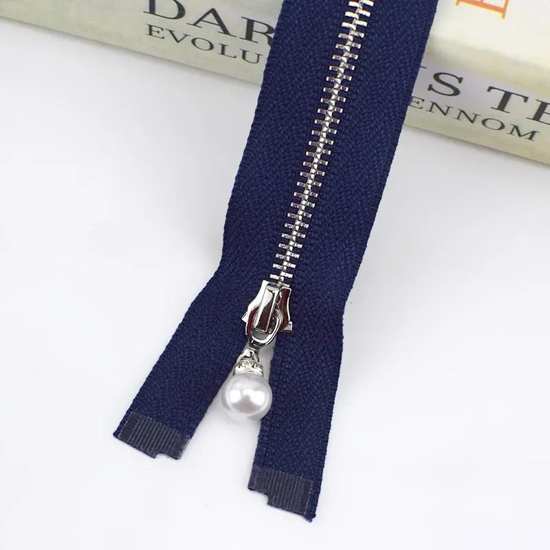 5er Set Metall Reissverschluesse offen 12-70 cm ideal fuer Taschen