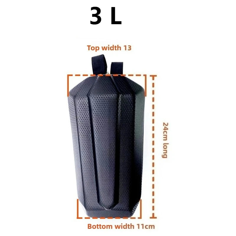 Wasserdichte Hard Shell Tasche für E-Scooter & Fahrrad – 3L/4L Kapazität