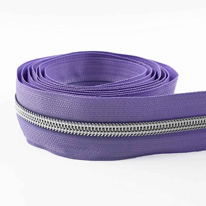 Nylon Reißverschluss Meterware DIY Kleidung Taschen Reparatur 5/10/20m Länge