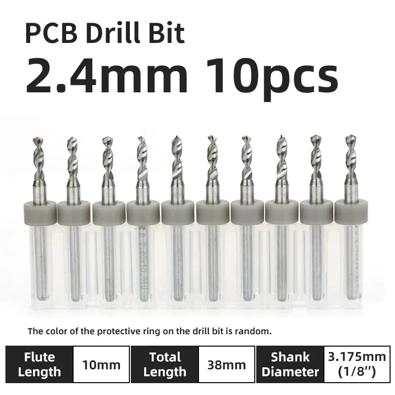 Präzisions Mikrobohrer Set Wolframkarbid für PCB Holz CNC 0.1-3.175mm