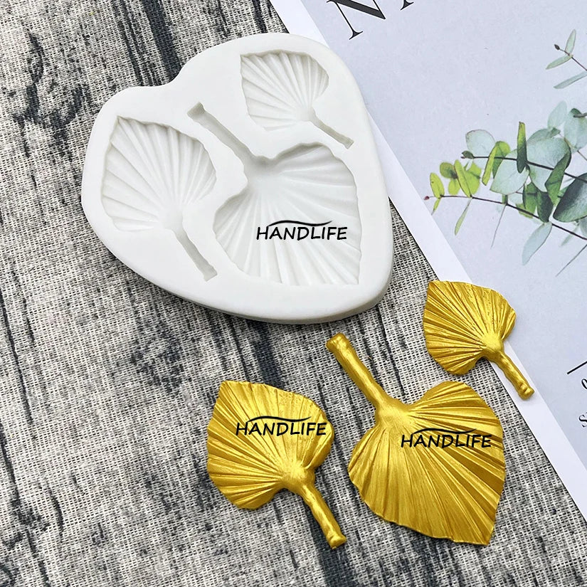 Palmblatt Silikonform für Fondant und Cupcake Dekoration