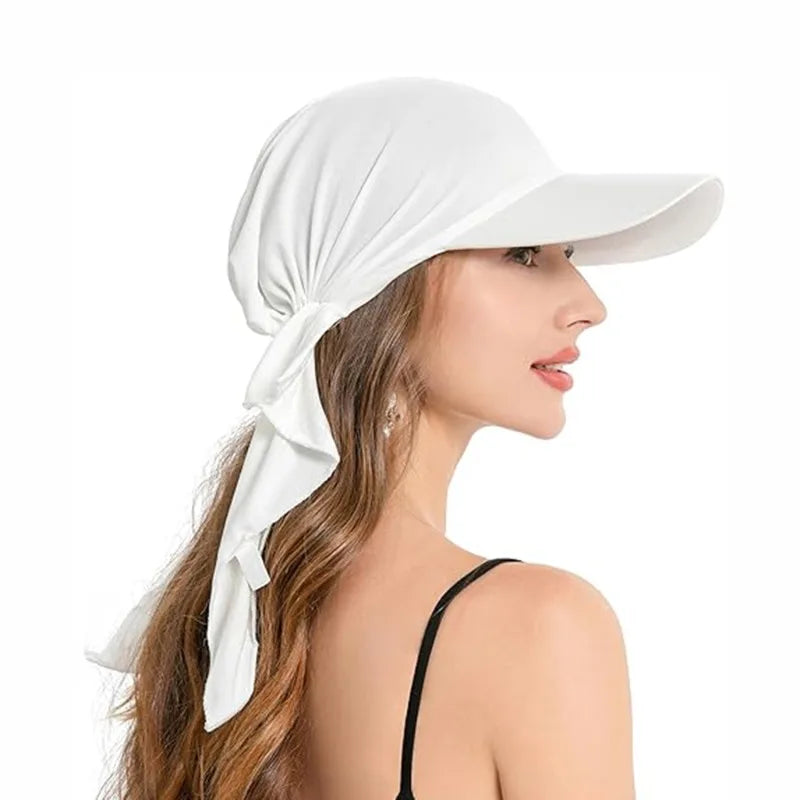 Leichter Sonnenschutz - Stil: Damen Sommer-Baseballmütze im Turban-Design