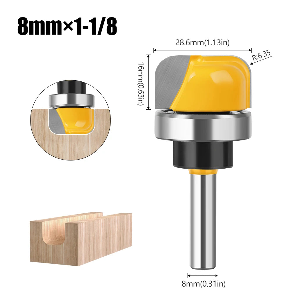 Hartmetall-Fräser Set mit 6 mm 8 mm Schaft für präzises Fräsen