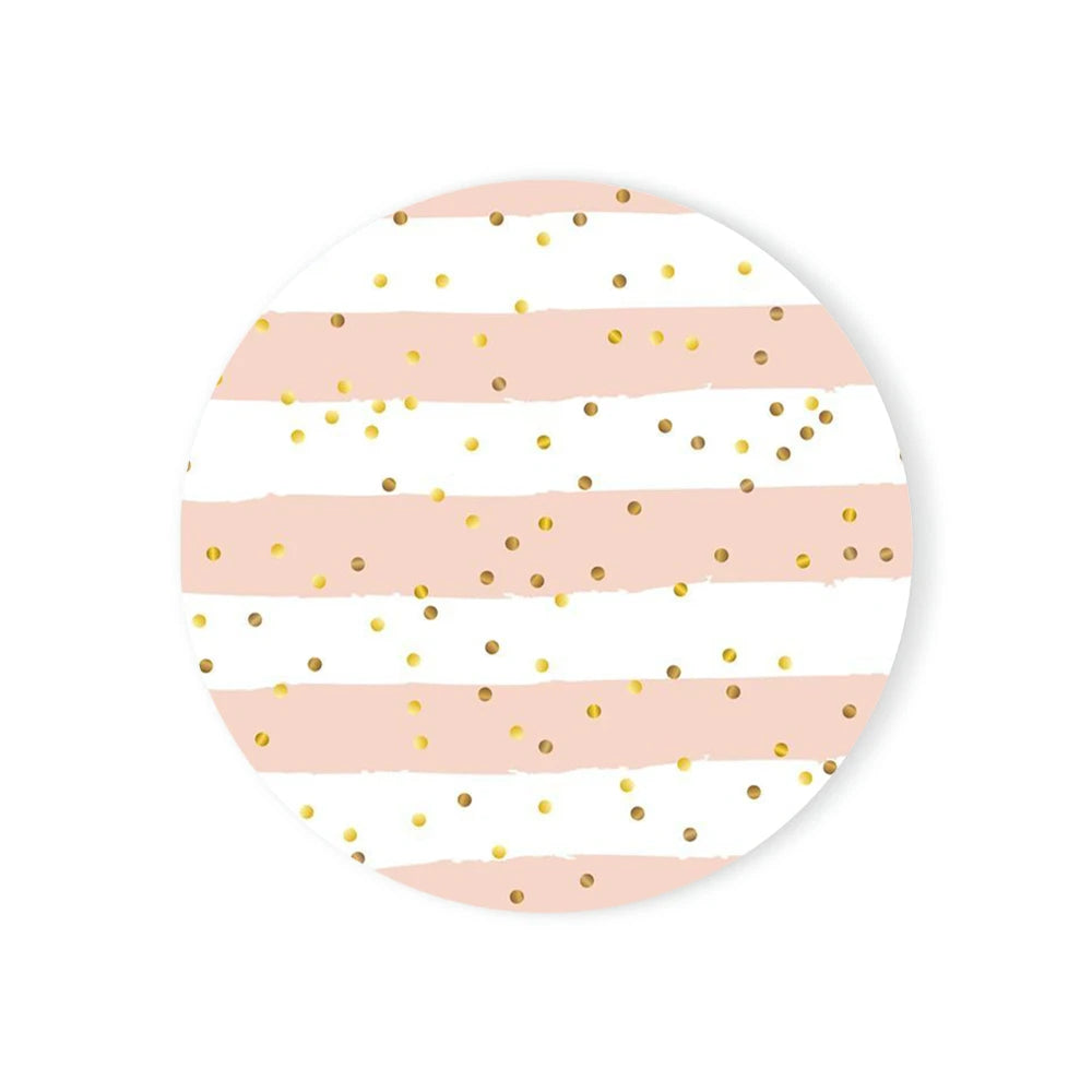 Runde Keramik Untersetzer mit Korkbasis für Tischschutz und Dekor