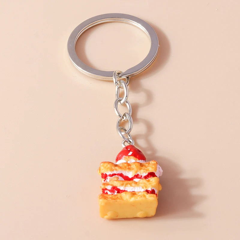 Goldfarbener Lebensmittel-Pfeffer Schlüsselanhänger – Niedlich - Geschenkidee
