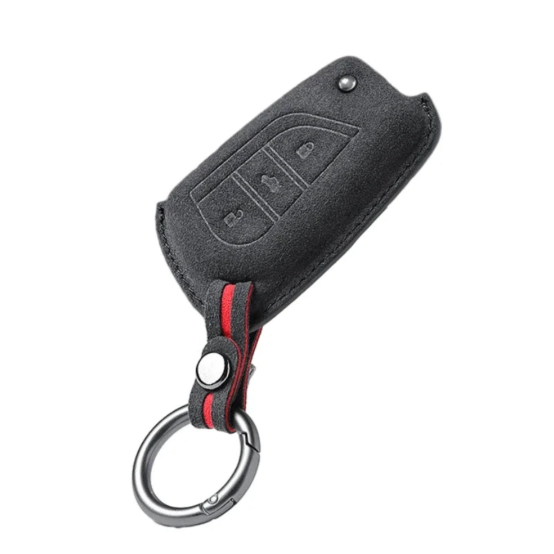 Leder-Schutzhülle für Autoschlüssel mit 2/3 Tasten für mehrere Modelle