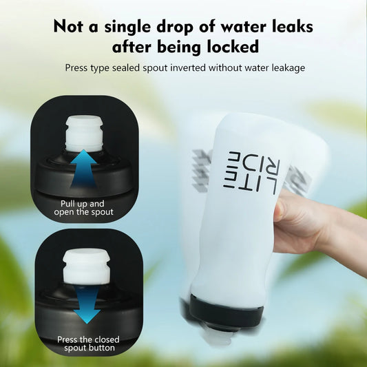 Robuste Fahrradflasche 610/710 ml – BPA-frei, tropffrei, ideal für MTB - Outdoor