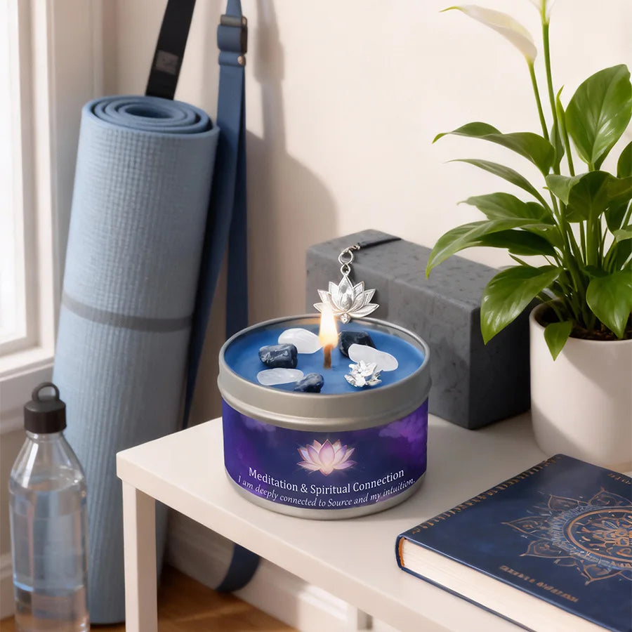 3oz Divine Guidance Duftkerze mit Kristallen, ideal als Geschenk