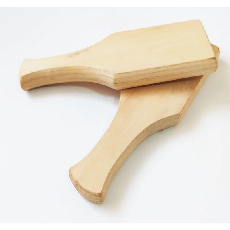 Tonpaddel Keramikwerkzeug aus Holz für Handbau und Küche glatt
