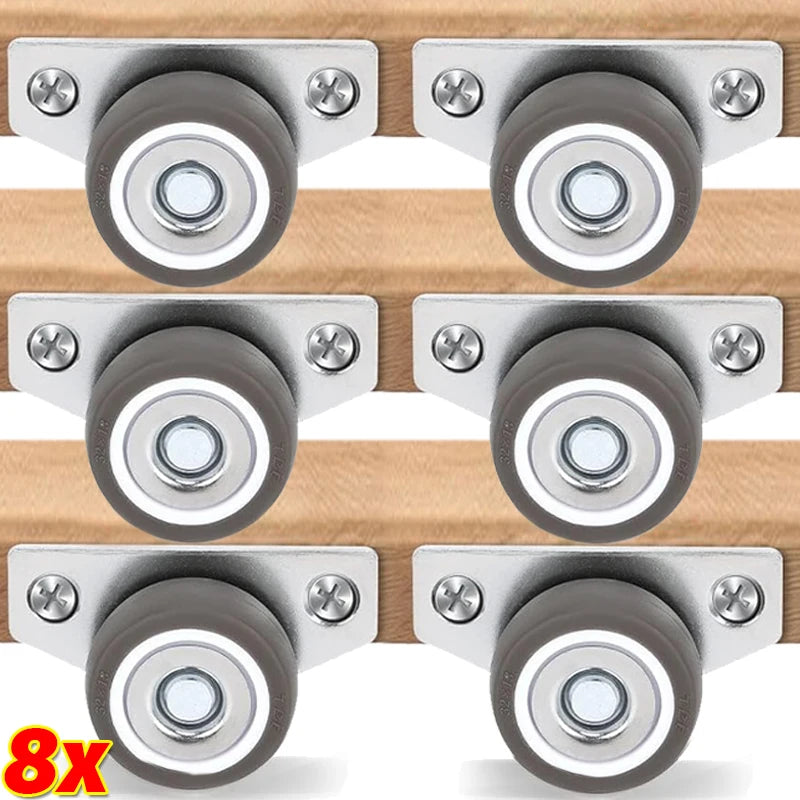 Leise TPE-Gummi Möbel-Rollen mit verzinktem Stahl, robust - rostfrei