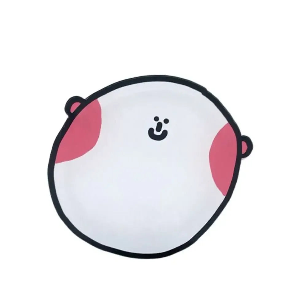 Niedliche Smiley Acryl Untersetzer für Tassen und Gläser mit Hitzeschutz