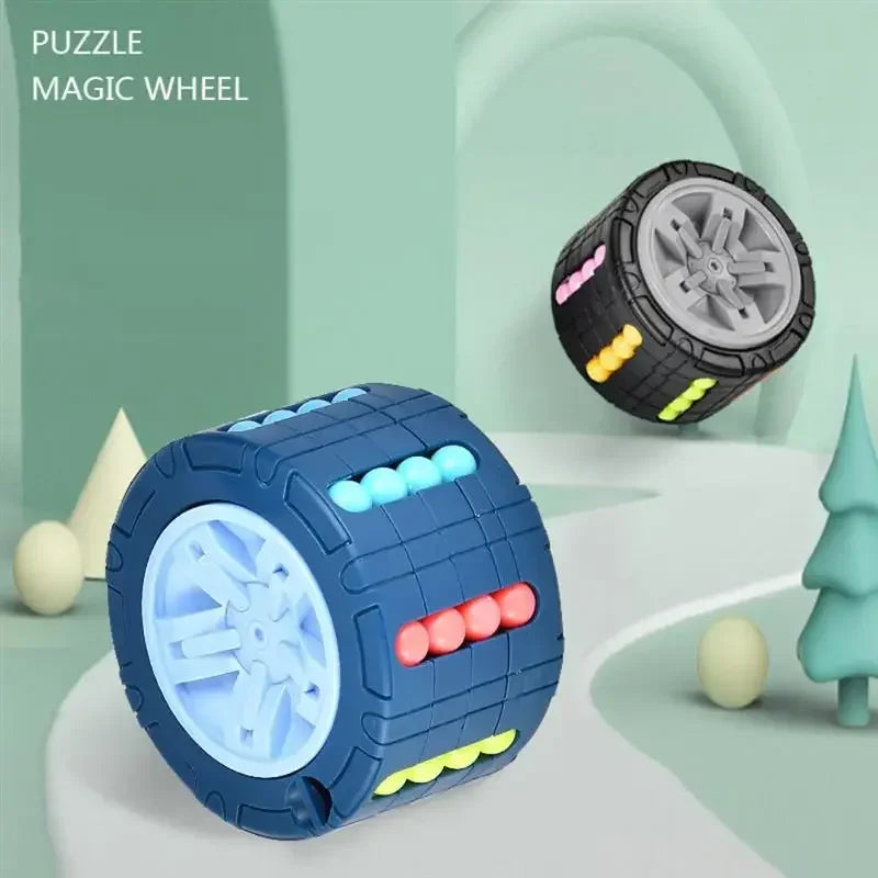 Stressabbau - Konzentration: 3D Gyro Zylinder Cube Puzzle für Jugendliche ab 14 Jahren
