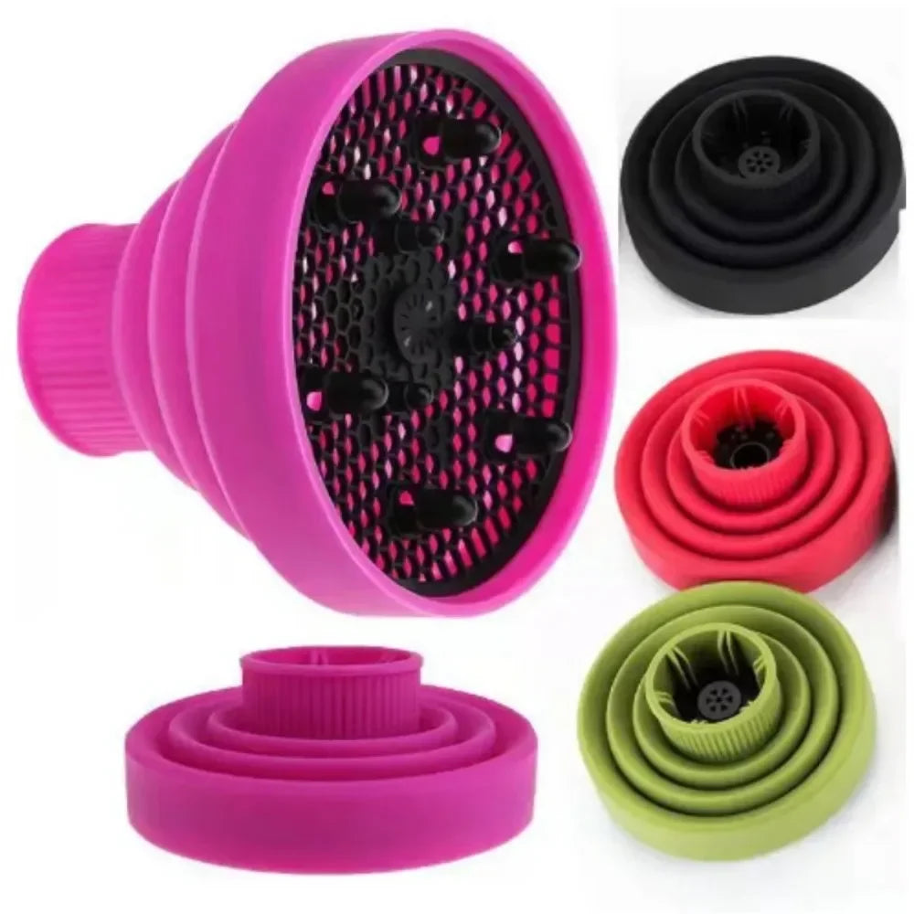 Silikon Haartrockner Diffusor Aufsatz für schonendes Lockenstyling und Trockenbläser