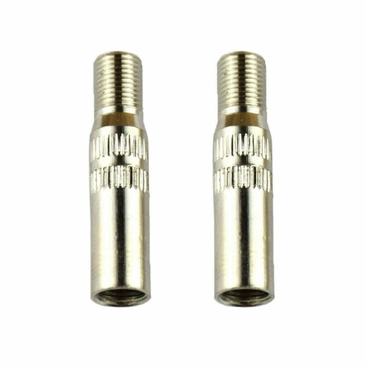 2er Ventilverlängerung 39mm Messing 60PSI Schraubbar für Auto Motorrad Rad