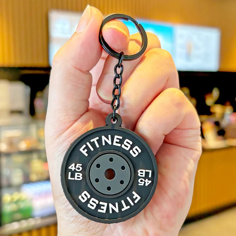 Mini Hantel Schlüsselanhänger Rucksackanhänger Fitnessstudio Geschenk