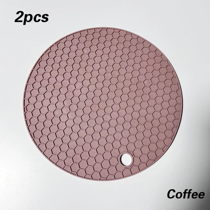 Hitzebeständiges Silikon-Tischset mit Wabenstruktur für Küche & Esszimmer