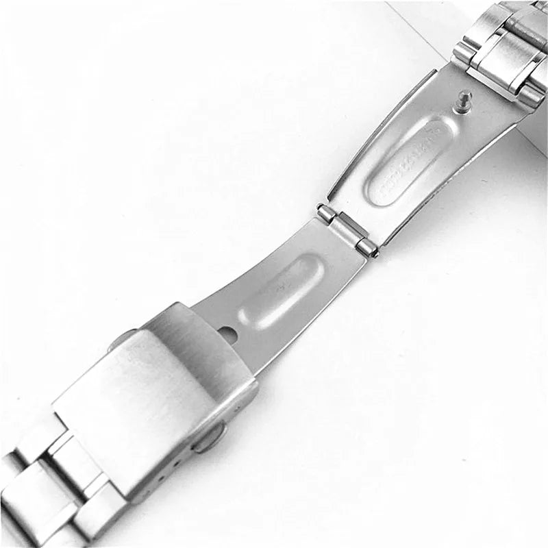 Edelstahl Uhrenarmband in 12-22mm Breite mit Faltschließe Universal