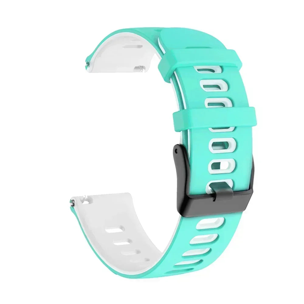 Flexibles Silikon-Sportarmband 20/22 mm – Komfort - Halt für Garmin - Co.