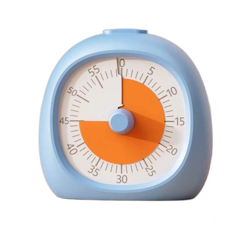 Praktischer Plastik-Visualtimer 60 Minuten Konzentrationshilfe Lerntimer Geräuschloser Zeitmanagement-Tool Klassenzimmer-Timer Digitale Uhr - Yabubest - Home & More