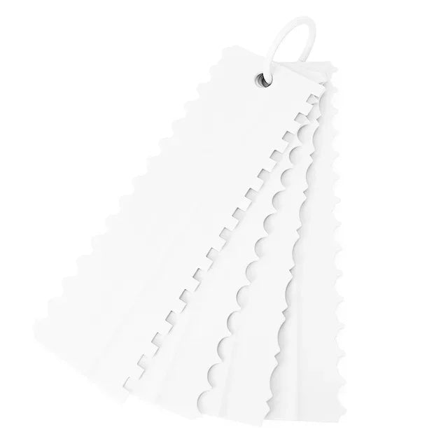 Kunststoff Cremeschaber Set 4/9 Teile Backen Kuchen Dekoration Profi