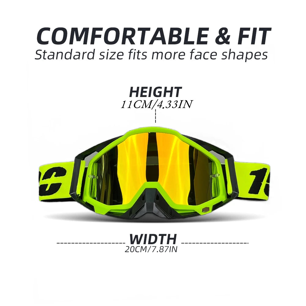 Vielseitige Outdoor Sportbrille für Motorrad Rad Ski MX ATV Racing