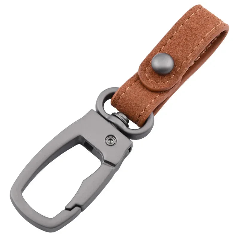 Handgemachter Leder-Schlüsselanhänger in Schwarz, Braun - Grün – Robust - Stilvoll
