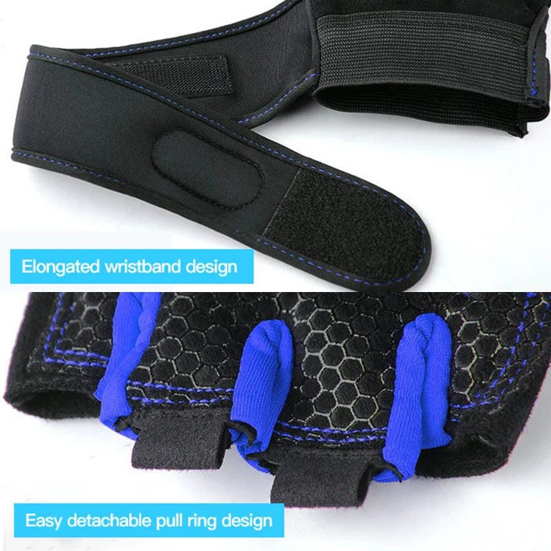 Stoßfeste Gym Handschuhe Unisex – Komfort - Grip für Fitness - Bodybuilding